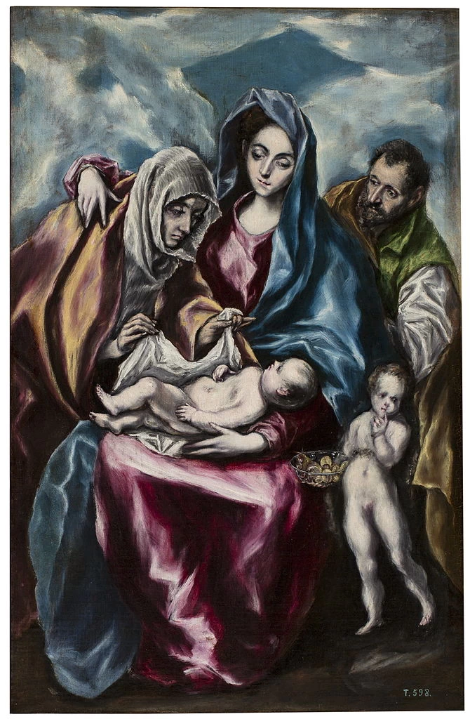 Sacra famgilia con Elisabetta - Museo del Prado, Madrid